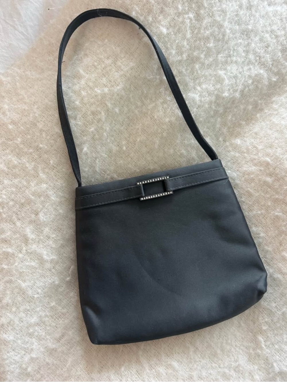 Classic Mini Purse with Rhinestone Accent